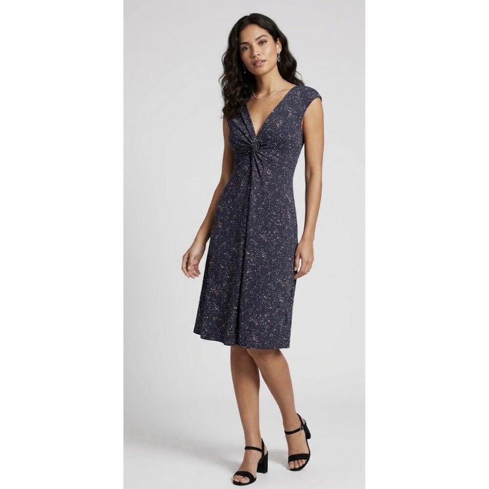 Free People Vintage Y2K Pink Ruffle Low Cut Dress Size S